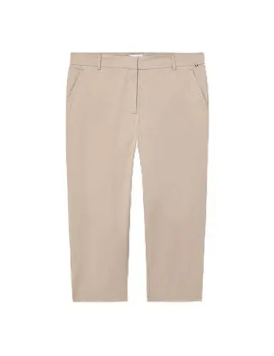 Produktbild: Tommy Hilfiger Damen CRV Slim Straight CO Chino WW0WW41707 Chinos, Beige (Beige), 48
