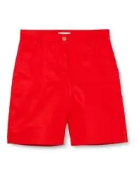 Produktbild: Tommy Hilfiger Damen Chino-Shorts Mom Fit, Rot (Fierce Red), 46