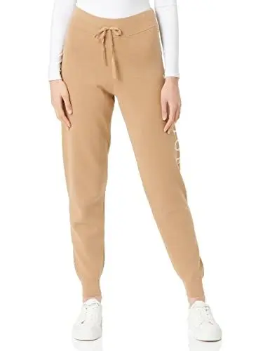 Produktbild: Tommy Hilfiger Damen Cotton Graphic Jogger Pant WW0WW36558 Strickhosen, Braun (Countryside Khaki), L