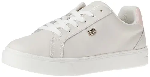 Produktbild: Tommy Hilfiger Damen Court-Sneaker Schuhe, Beige (Misty Coast), 38 EU