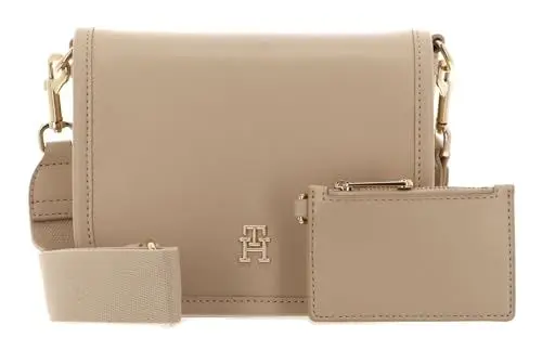 Produktbild: Tommy Hilfiger Damen Crossbody Bag Tasche City Crossover Kunstleder, Beige (White Clay), Onesize