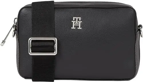 Produktbild: Tommy Hilfiger Damen Crossbody Bag Tasche Essential Camera Bag Mittelgroß, Schwarz (Black), Onesize