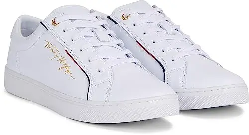 Produktbild: Tommy Hilfiger TOMMY HILFIGER SIGNATURE SNEAKER Cupsole Sneaker Damen, Weiß (White), 37 EU