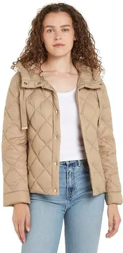 Produktbild: Tommy Hilfiger Damen Daunenjacke Classic Quilted Jacket Winter, Beige (Beige), L
