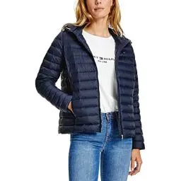 Produktbild: Tommy Hilfiger Damen Daunenjacke Heritage LW Down Jacket Leicht, Blau (Desert Sky), XXL