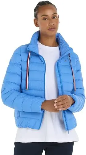 Produktbild: Tommy Hilfiger Damen Daunenjacke Packable Padded Jacket Winter, Blau (Blue Spell), M