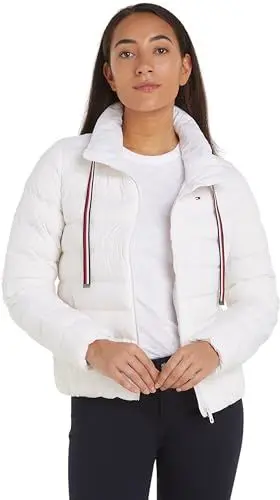 Produktbild: Tommy Hilfiger Damen Daunenjacke Packable Padded Jacket Winter, Weiß (Th Optic White), XXL