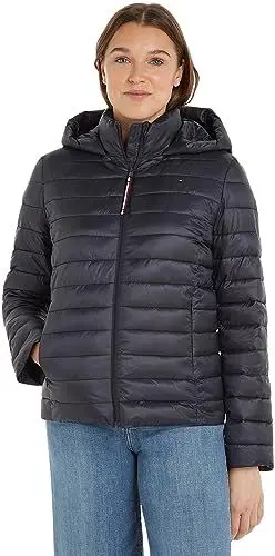 Produktbild: Tommy Hilfiger Damen Daunenjacke Padded Winter, Blau (Desert Sky), XS