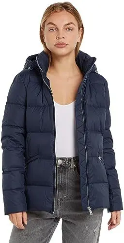 Produktbild: Tommy Hilfiger Damen Daunenjacke Recycled Down Jacket Winter, Blau (Desert Sky), XXS