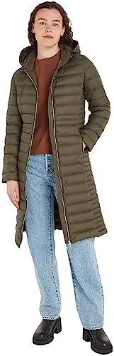 Produktbild: Tommy Hilfiger Damen Daunenmantel Feminine Winter, Grün (Army Green), XS