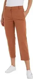 Produktbild: Tommy Hilfiger Damen Essential Slim Straight CO Chino WW0WW39866 Gewebte Hosen, Braun (Natural Cognac), 42