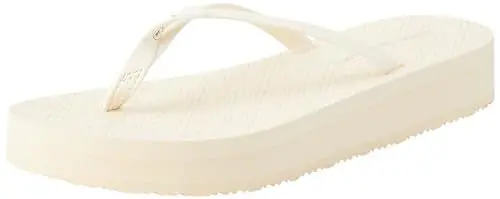 Produktbild: Tommy Hilfiger Damen Flip Flops Beach Sandal Badeschuhe, Weiß (Calico), 39