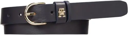Produktbild: Tommy Hilfiger Damen Gürtel Essential Effortless 2.5 Ledergürtel, Mehrfarbig (Space Blue), 70