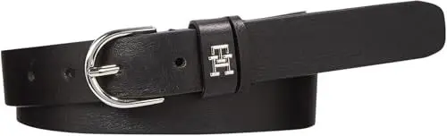 Produktbild: Tommy Hilfiger Damen Gürtel Essential Effortless 2.5 Ledergürtel, Schwarz (Black), 125