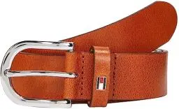 Produktbild: Tommy Hilfiger Damen Gürtel New Danny Belt Ledergürtel, Braun (Cognac), 95