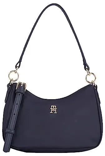 Produktbild: Tommy Hilfiger Damen Hobo Bag Tasche Poppy Klein, Blau (Space Blue), Onesize