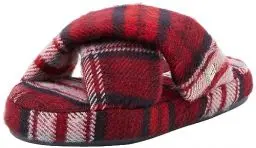 Produktbild: Tommy Hilfiger Damen Home Slipper FW0FW07608 Hausschuhe, Rot (Tartan Check), 38 EU
