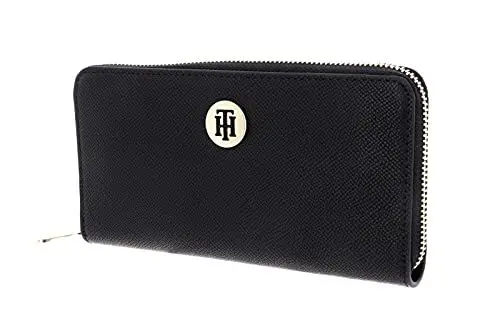 Produktbild: Tommy Hilfiger Damen Geldbörse Portemonnaies Honey L Zip Schwarz AW0AW09534BDS