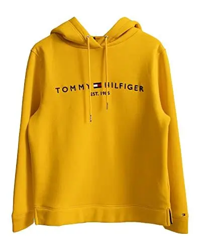 Produktbild: Tommy Hilfiger Damen Hoodie mit Kapuze, Gelb (Countryside Yellow), M