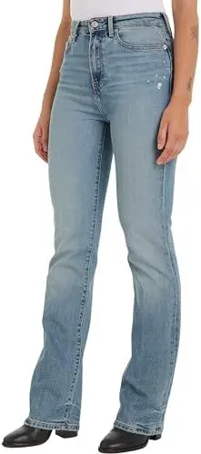 Produktbild: Tommy Hilfiger Damen Jeans Bootcut High Waist, Blau (Ash), 26W/30L