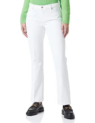 Produktbild: Tommy Hilfiger Damen Jeans Bootcut RW Clr Stretch, Weiß (White), 34W / 32L