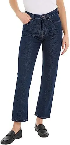 Produktbild: Tommy Hilfiger Damen Jeans Classic Straight High Waist, Blau (Rue), 29W / 30L