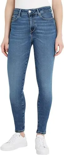 Produktbild: Tommy Hilfiger Damen Jeans Flex Harlem Skinny Fit, Blau (Klo), 33W / 32L