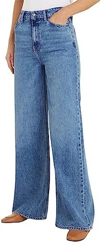 Produktbild: Tommy Hilfiger Damen Jeans Wide Leg High Waist, Blau (Joey), 31W / 32L