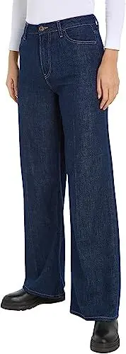 Produktbild: Tommy Hilfiger Damen Jeans Wide Leg High Waist, Blau (Rue), 33W / 32L