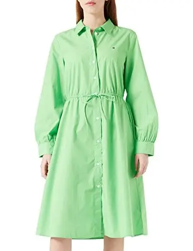 Produktbild: Tommy Hilfiger Damen Kleid 1985 Sommerkleid, Grün (Spring Lime), 46