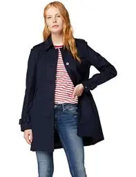 Produktbild: Tommy Hilfiger Damen Jacke Heritage Single Breasted Trench Übergangsjacke, Blau (Midnight), M