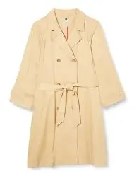 Produktbild: Tommy Hilfiger Damen Mantel Trenchcoat, Beige (Harvest Wheat), 34