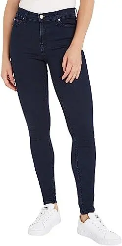 Produktbild: Tommy Jeans Damen Jeans Hose Nora Mr Skny Skinny Fit, Blau (Avenue Dark Blue Stretch), 29W/34L