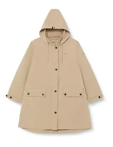 Produktbild: Tommy Hilfiger Damen Parka Winter, Beige (Beige), 44