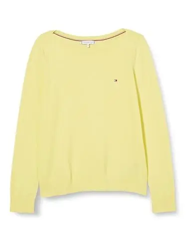 Produktbild: Tommy Hilfiger Damen Pullover Strickpullover, gelb (Yellow Tulip), XXL