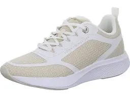 Produktbild: Tommy Hilfiger Damen Runner Sneaker Active Mesh Trainer Sportschuhe, Weiß (White), 36 EU