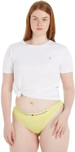 Produktbild: Tommy Hilfiger Damen String Tanga, Gelb (Yellow Tulip), XL