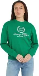 Produktbild: Tommy Hilfiger Damen Sweatshirt ohne Kapuze, Grün (Olympic Green), XXXL