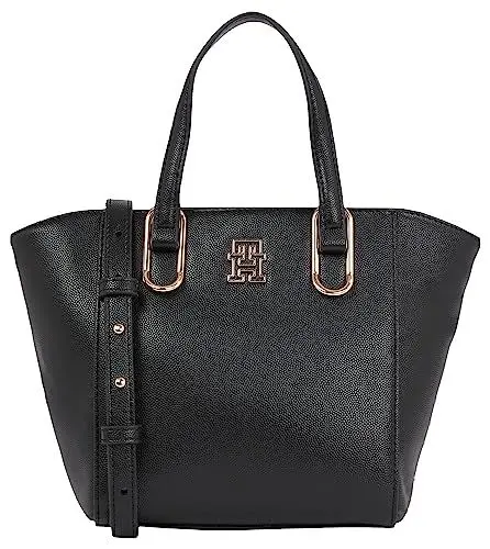 Produktbild: Tommy Hilfiger Damen Tote Bag Tasche Timeless Med Mittelgroß, Schwarz (Black), Onesize