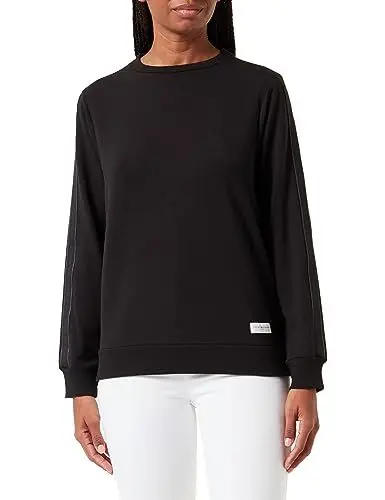 Produktbild: Tommy Hilfiger Damen Track Top Nos (EXT Sizes) UW0UW04784 Schwere Strickwaren, Schwarz (Black), M