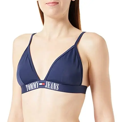 Produktbild: Tommy Hilfiger Damen Triangle Rp Uw0uw04079 Triangel-BHs, Blau (Twilight Navy/ Twilight Navy), XS