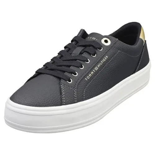 Produktbild: Tommy Hilfiger Damen Vulcanized Sneaker Schuhe, (Space Blue), 39