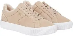 Produktbild: Tommy Hilfiger VULC SUEDE SNEAKER LO Vulkanisierte Sneaker Damen, Beige (Merino), 37 EU