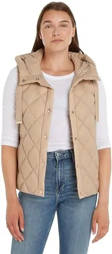 Produktbild: Tommy Hilfiger CLASSIC LW DOWN QUILTED VEST Westen Damen, Beige (Beige), M