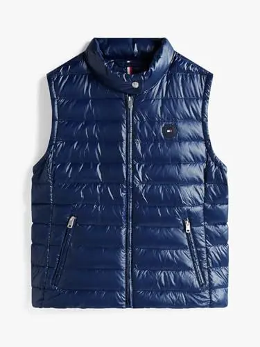 Produktbild: Tommy Hilfiger Damen Weste mit Mock-Kragen, Blau (Dark Night Navy), M