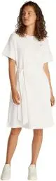 Produktbild: Tommy Hilfiger Damen Wickelkleid Modern Cody mit Taillengürtel, Weiß (Ecru), M