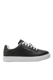 Produktbild: Tommy Hilfiger ESSENTIAL COURT SNEAKER Niedriger Schnitt (Schuhe) Damen, Schwarz (Black), 38 EU