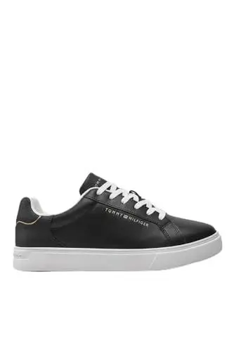 Produktbild: Tommy Hilfiger ESSENTIAL COURT SNEAKER Niedriger Schnitt (Schuhe) Damen, Schwarz (Black), 38 EU