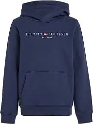 Produktbild: Tommy Hilfiger ESSENTIAL HOODIE Hoodies Unisex Kinder, Blau (Twilight Navy), 12 jahre