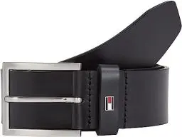 Produktbild: Tommy Hilfiger Herren Gürtel Hampton 4.0 Ledergürtel, Schwarz (Black), 105